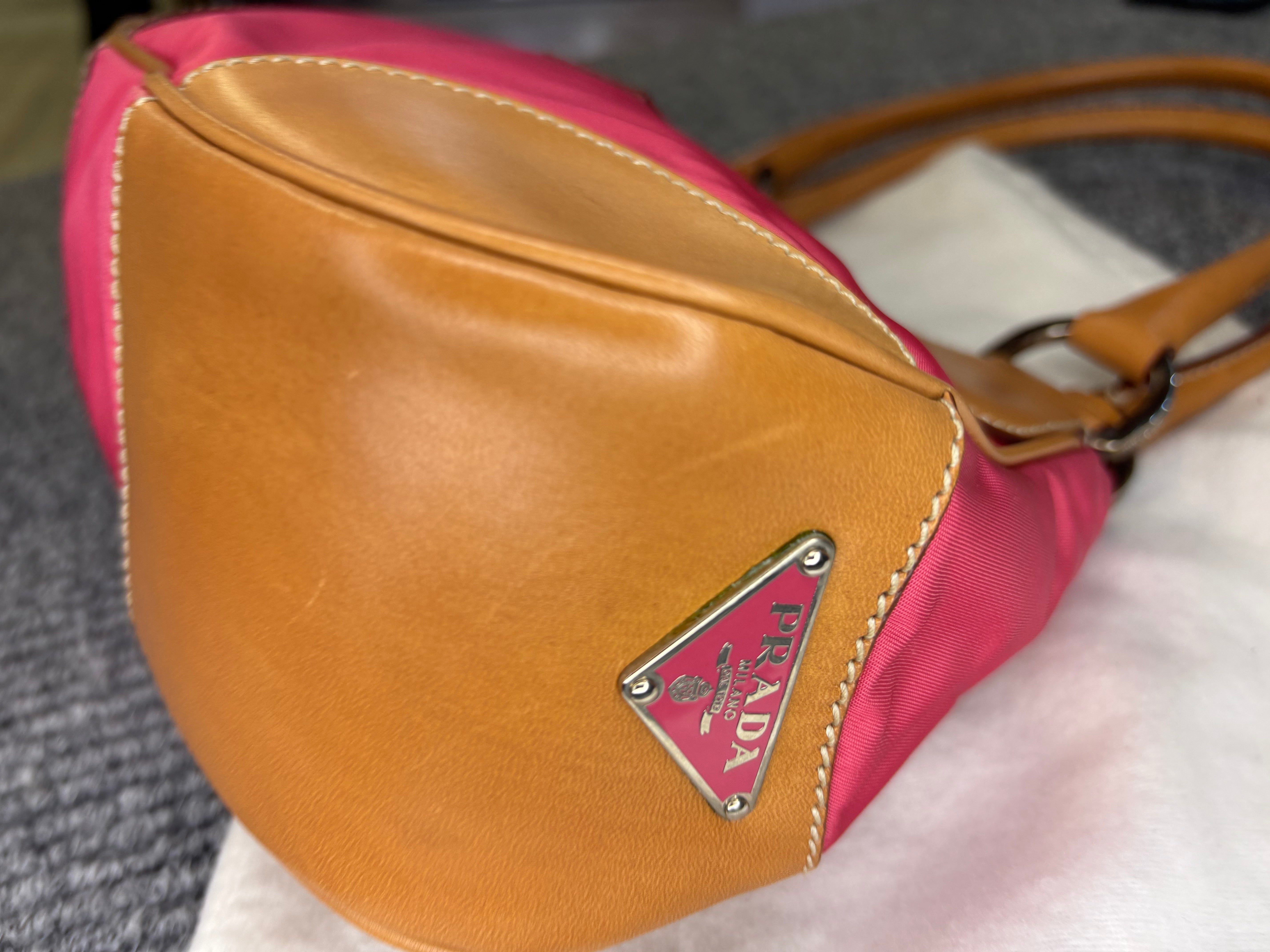 Prada Moon Vintage in Nylon Fucsia