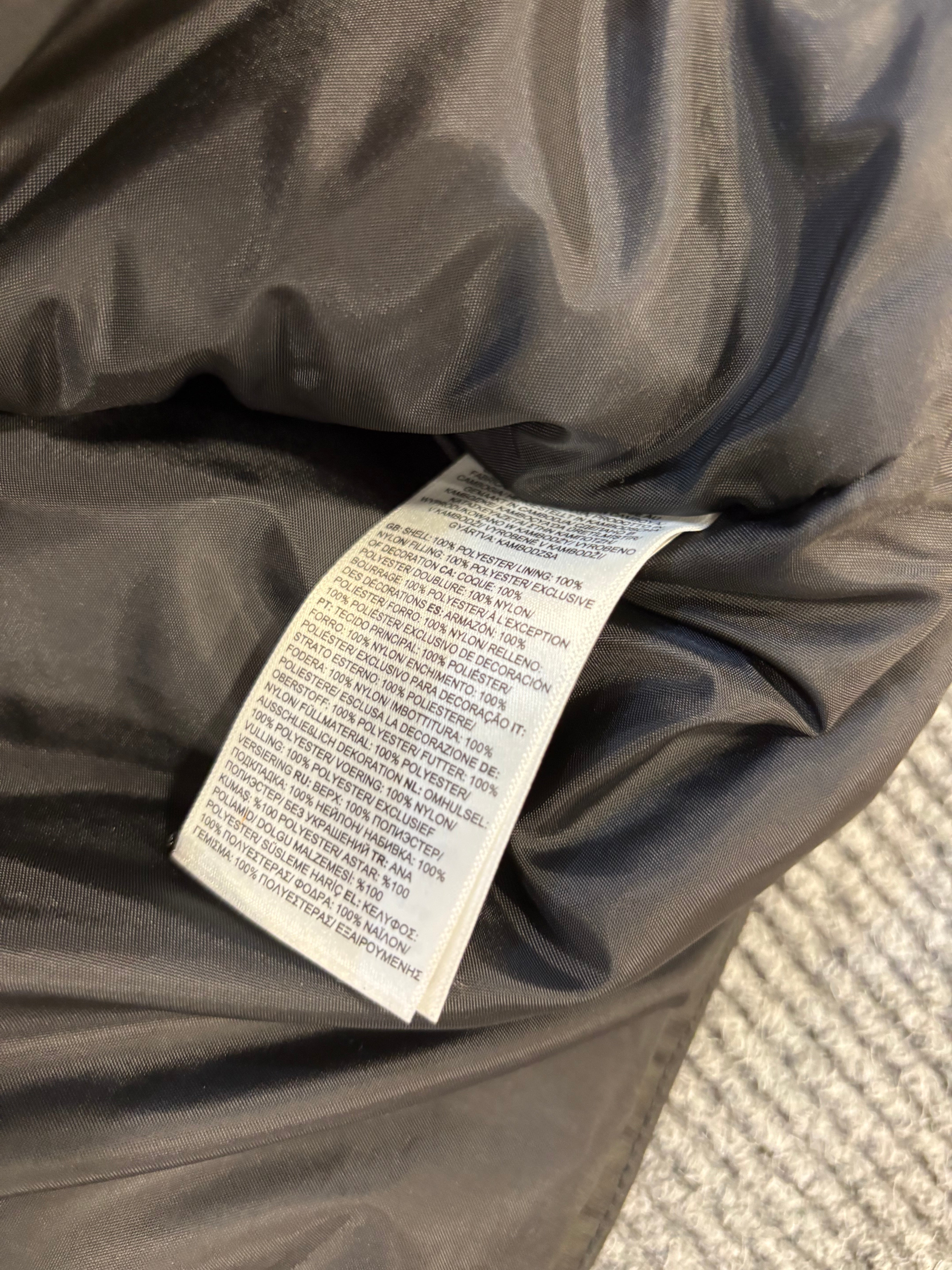 North Face Jacket Black XXL