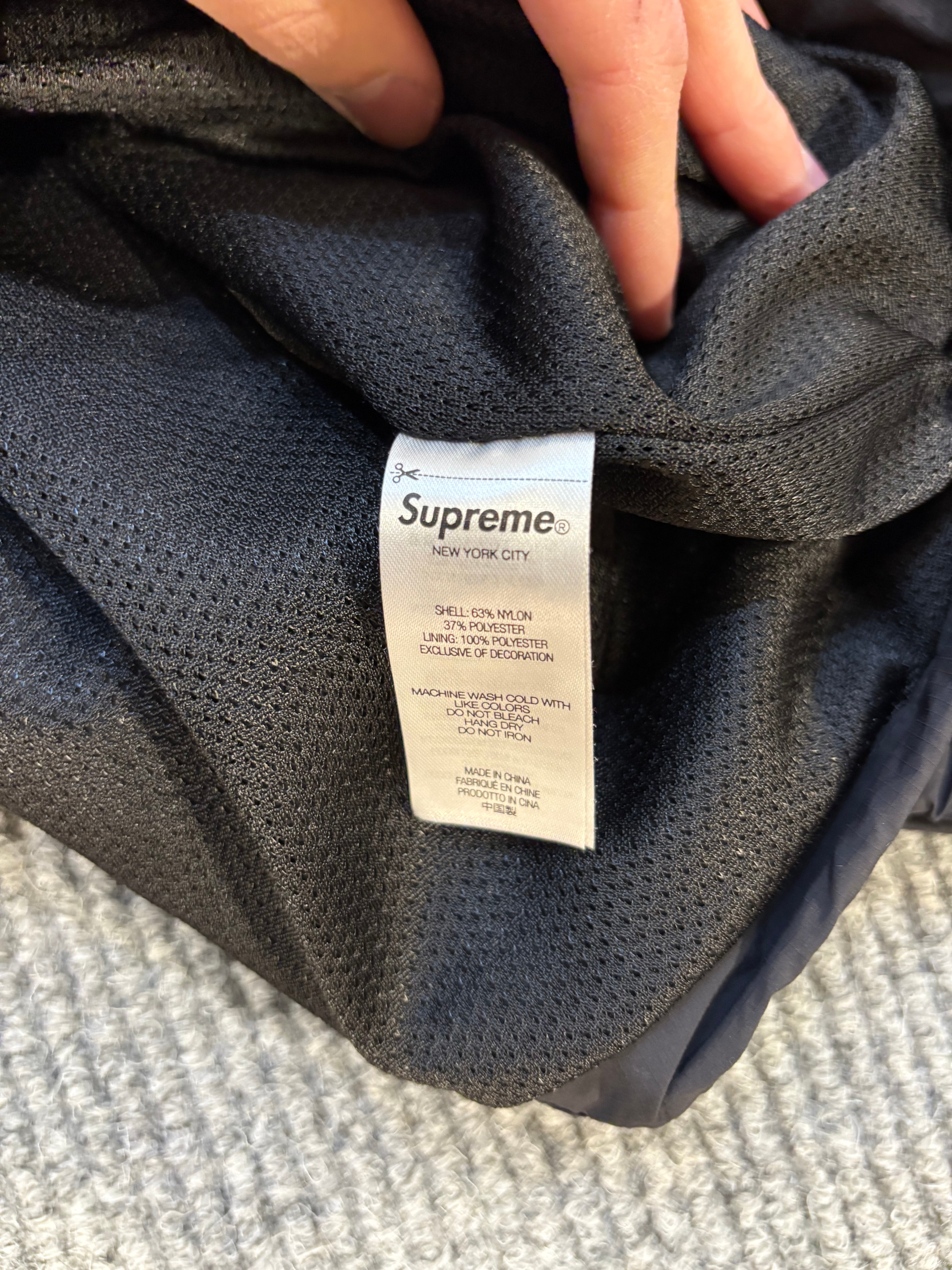 Supreme Pullover Half Zip Black XXL