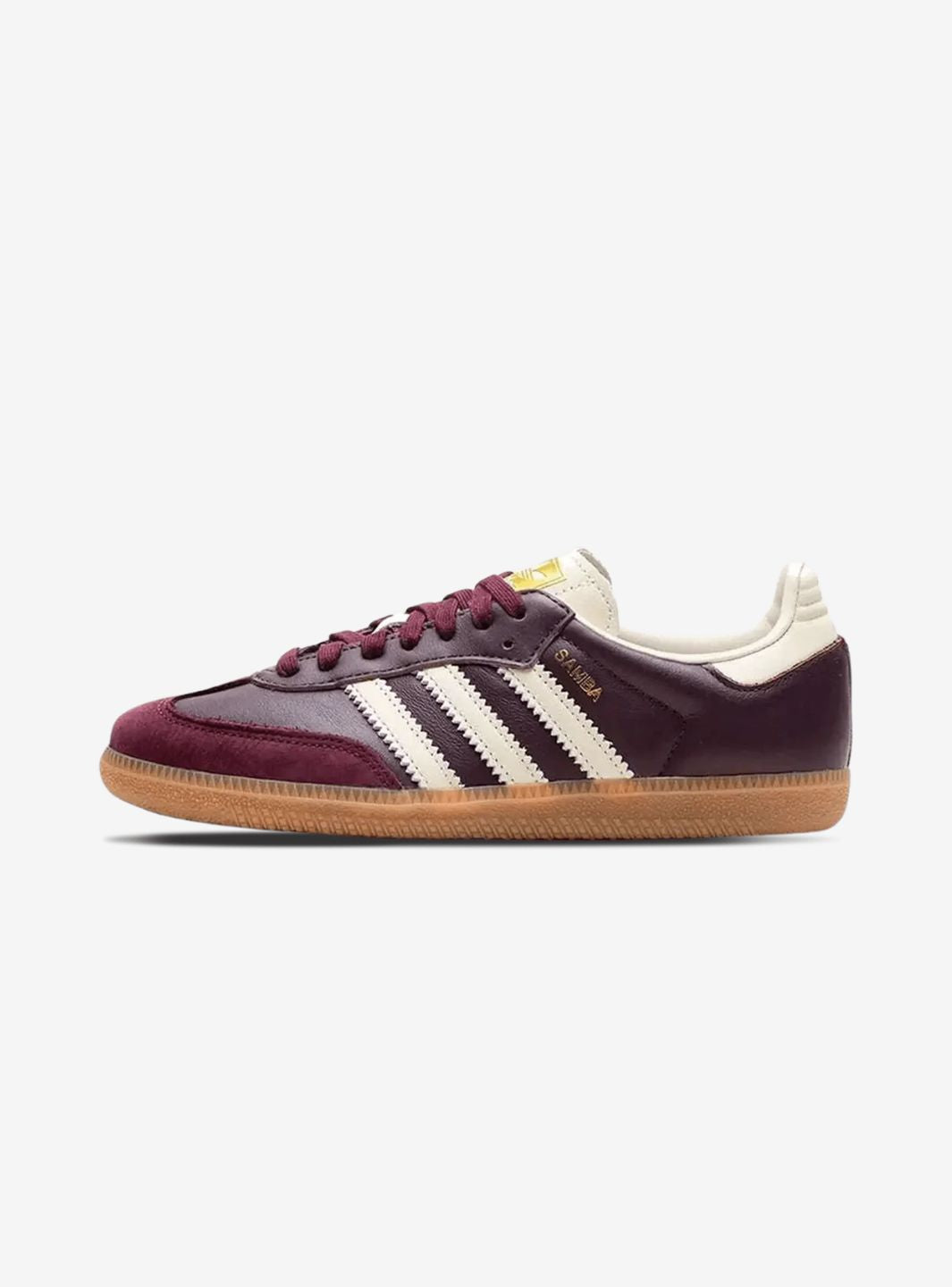 Adidas Samba OG Maroon Gold Metallic - ID0477 | ResellZone