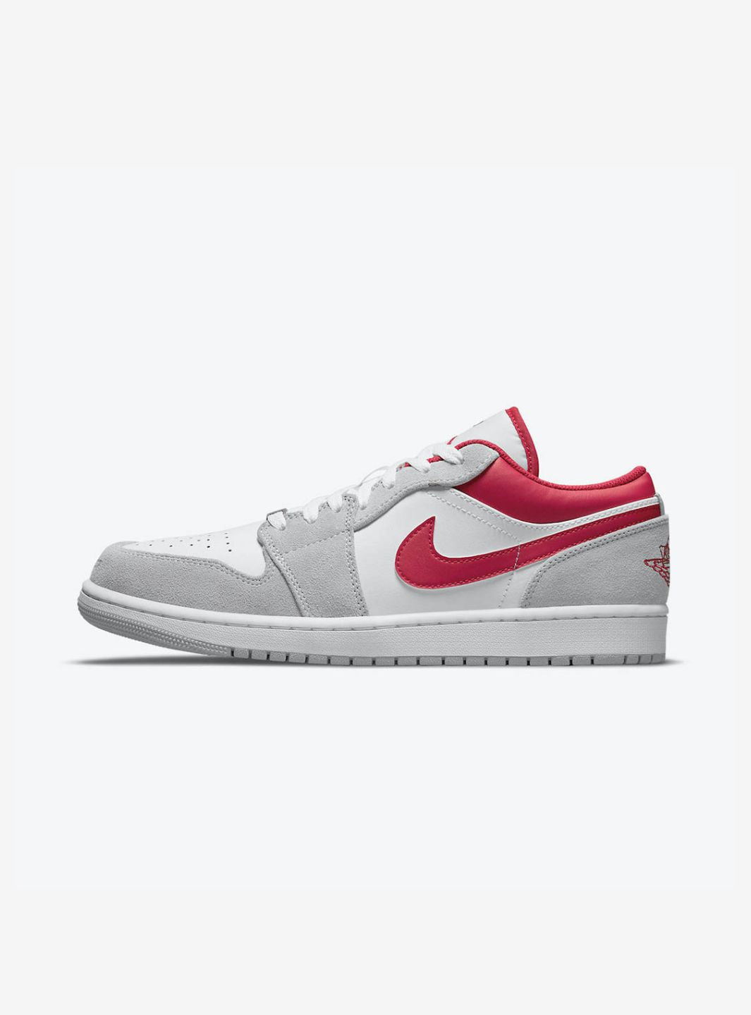Air Jordan 1 Low SE Light Smoke Grey Gym Red