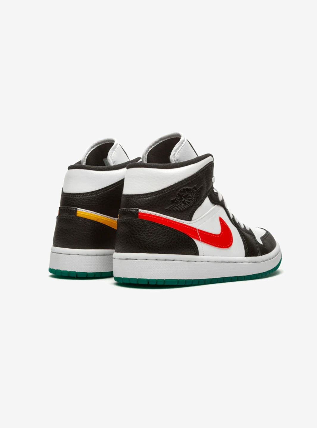 Air Jordan 1 Mid Alternate Swooshes Red Yellow