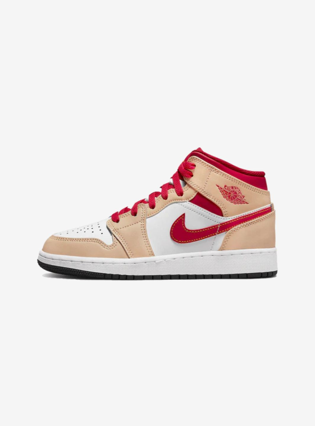 Air Jordan 1 Mid Light Curry Cardinal - 554724-201 | ResellZone