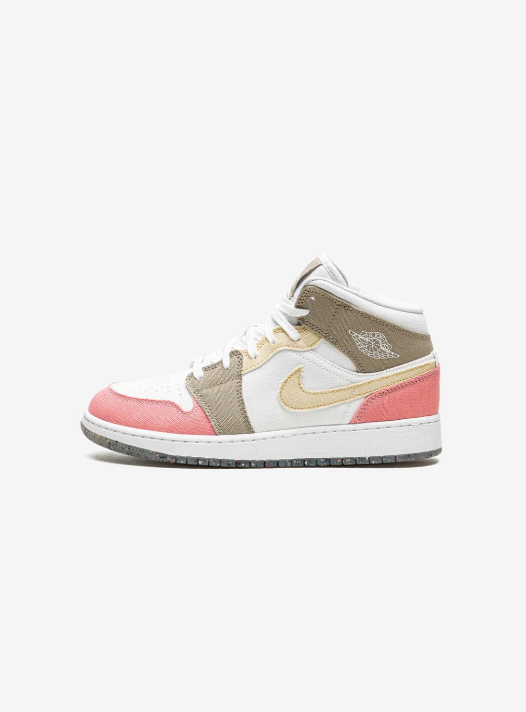Air Jordan 1 Mid SE Pastel Vivid Green Grind (GS)