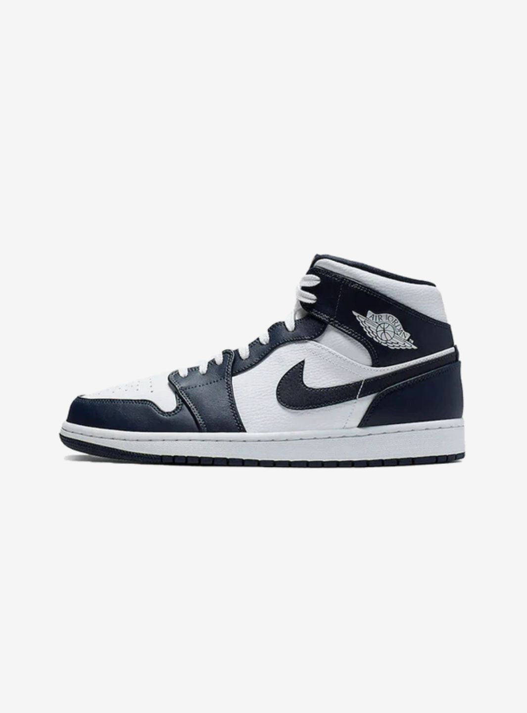 Air Jordan 1 Mid White Metallic Gold Obsidian - 554724-174 | ResellZone