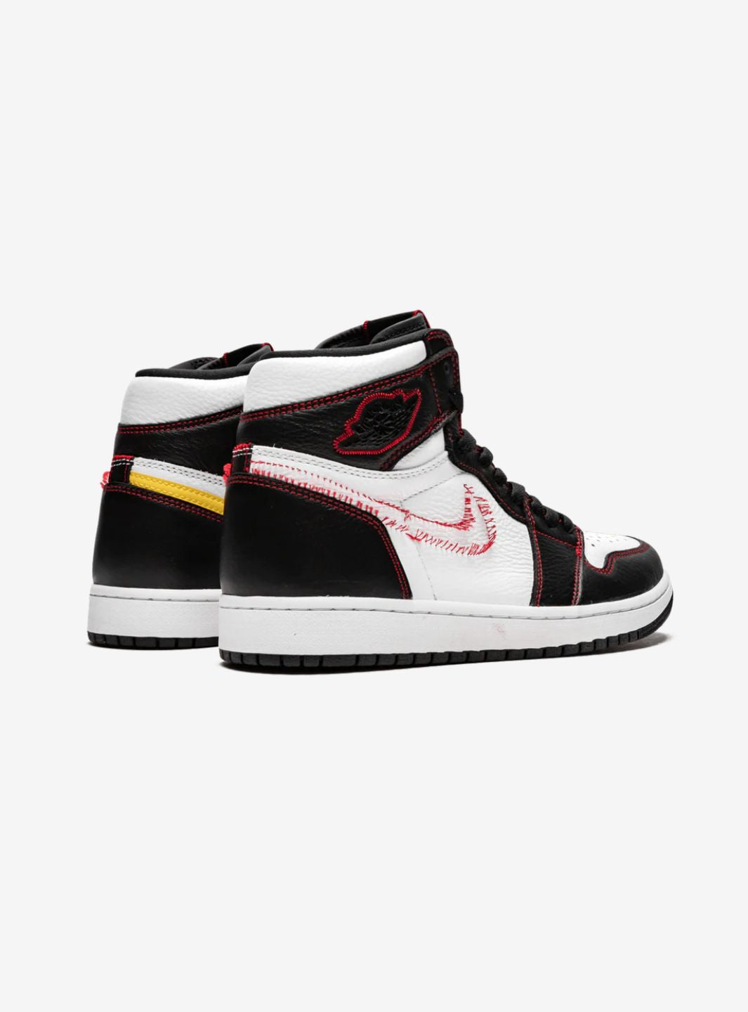 Air Jordan 1 Retro High Defiant White Black Gym Red