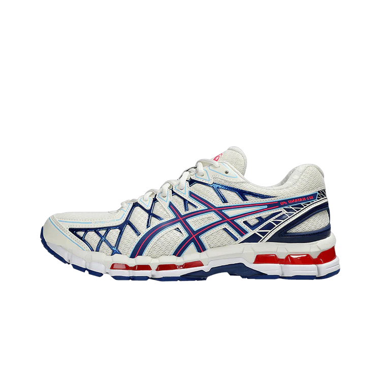 ASICS Gel-Kayano 20 Cream Blue Red