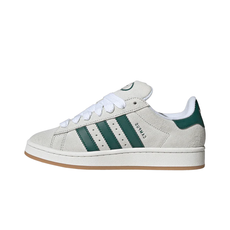 Adidas Campus 00s Crystal White Collegiate Green