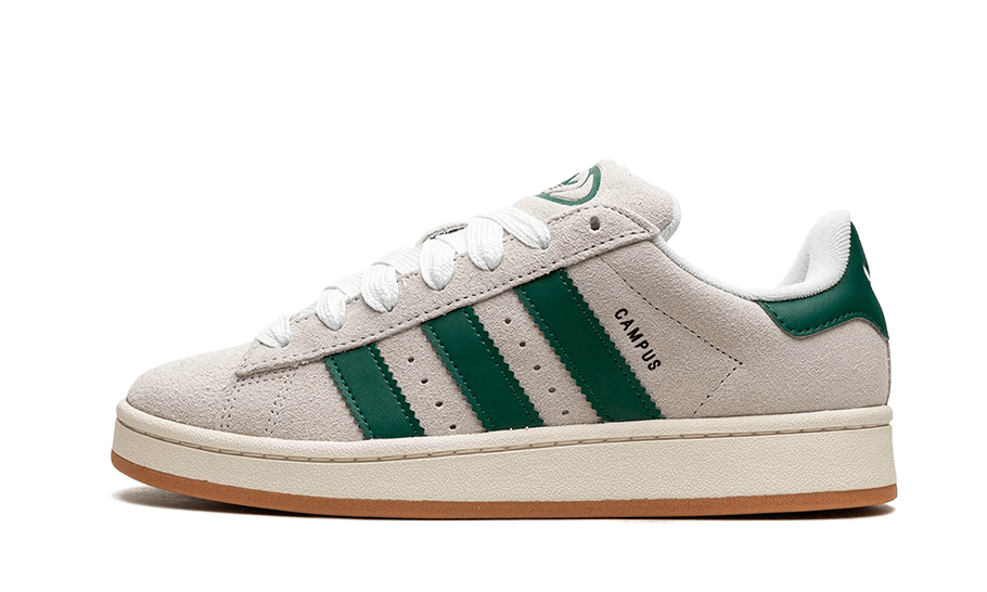 Adidas Campus 00s Crystal White Dark Green