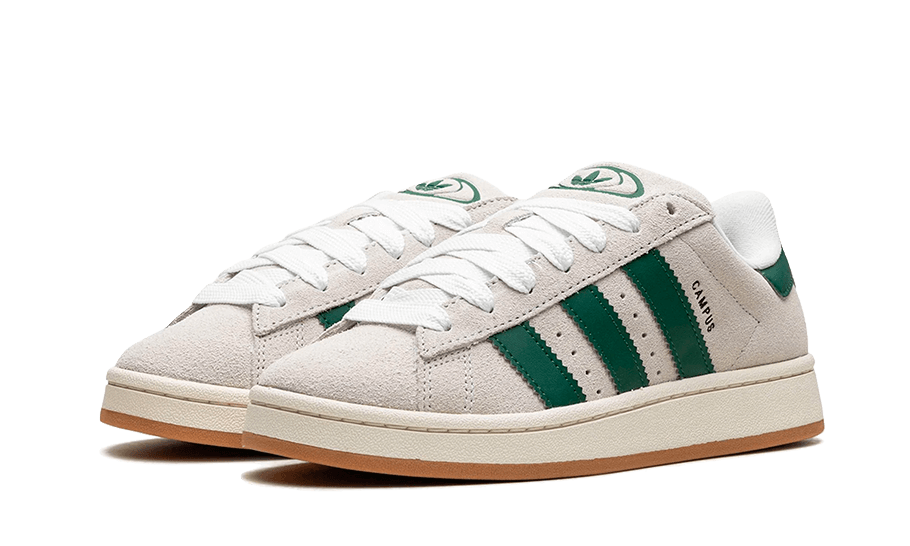 Adidas Campus 00s Crystal White Dark Green