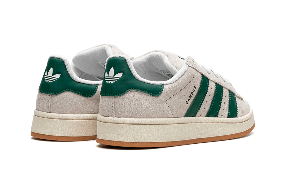 Adidas Campus 00s Crystal White Dark Green