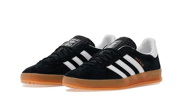 Adidas Gazelle Black White Gum