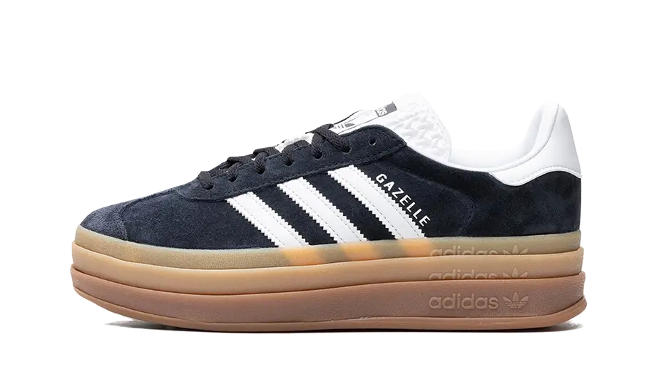 Adidas Gazelle Bold Black White Gum