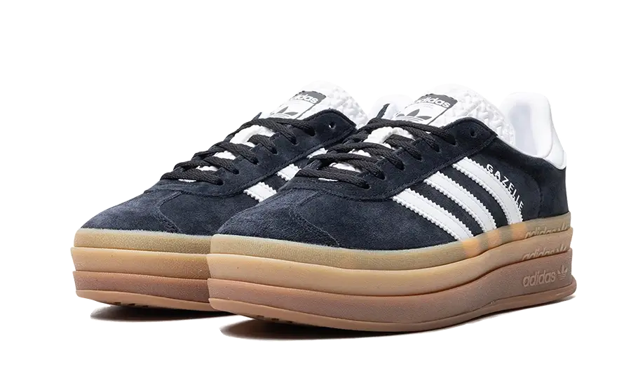 Adidas Gazelle Bold Black White Gum