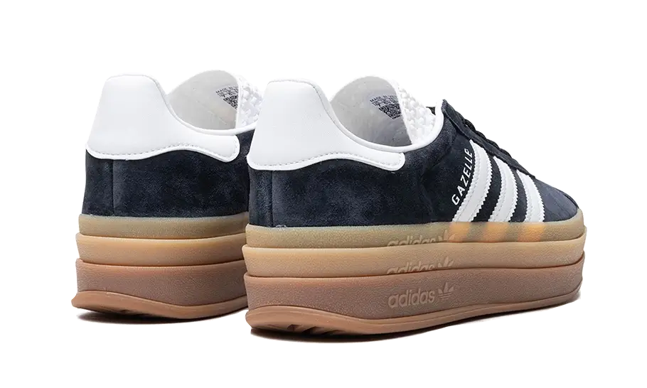 Adidas Gazelle Bold Black White Gum