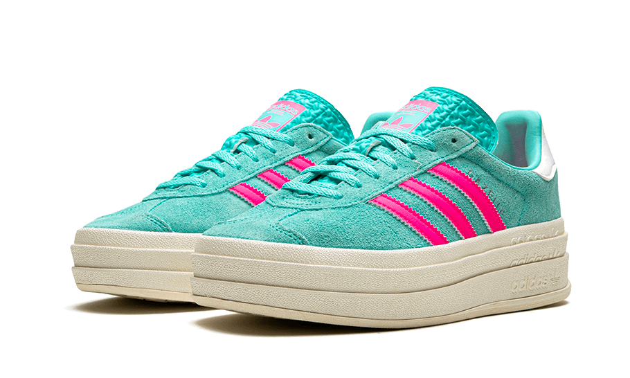 Adidas Gazelle Bold Flash Aqua Lucid Pink