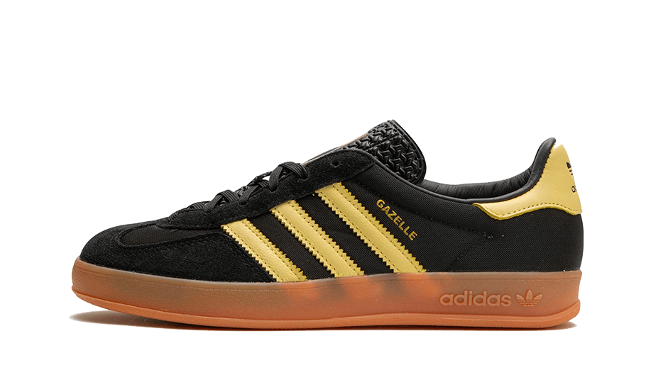Adidas Gazelle Indoor Black Almost Yellow Gum