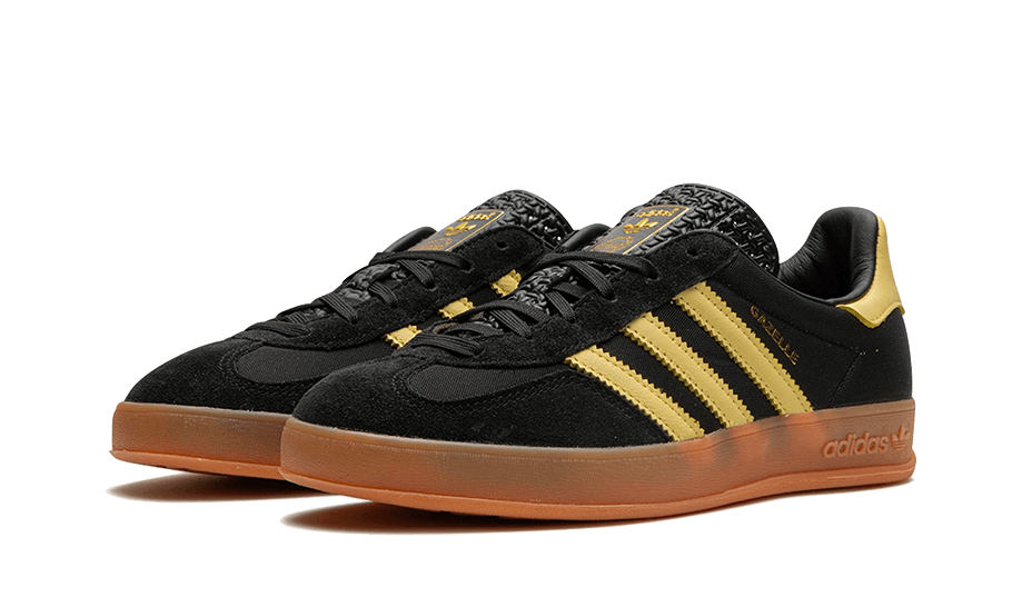 Adidas Gazelle Indoor Black Almost Yellow Gum