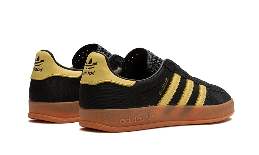 Adidas Gazelle Indoor Black Almost Yellow Gum