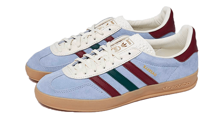 Adidas Gazelle Indoor Blue Dawn Collegiate Burgundy