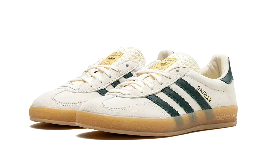Adidas Gazelle Indoor Cream White Collegiate Green Gum