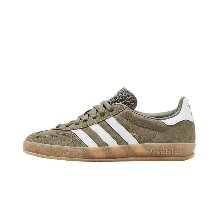 Adidas Gazelle Indoor Olive Strata Cloud White Gum