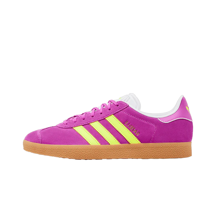 Adidas Gazelle Purple Burst Solar Yellow