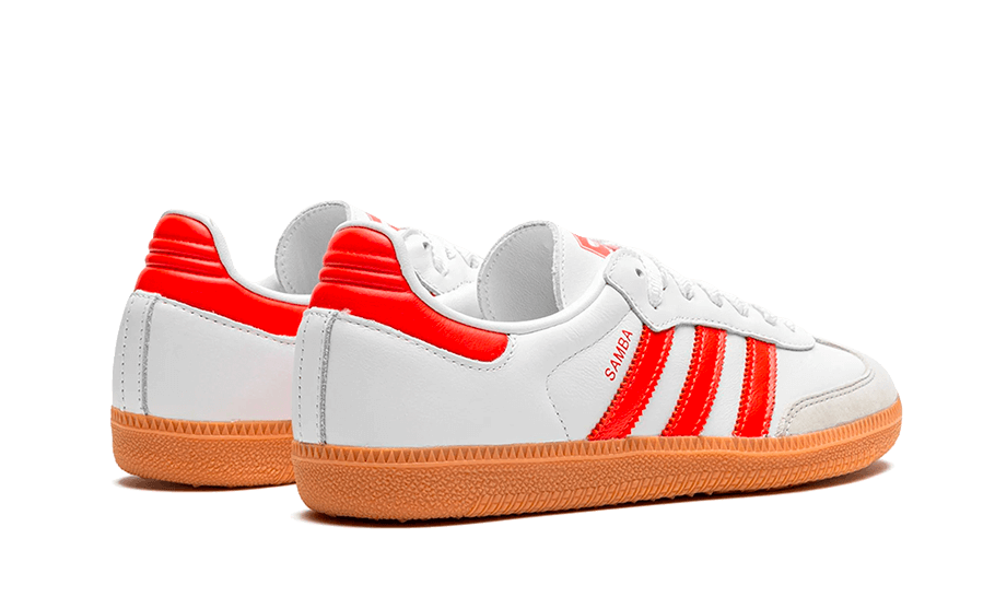 Adidas Samba OG White Solar Red Gum