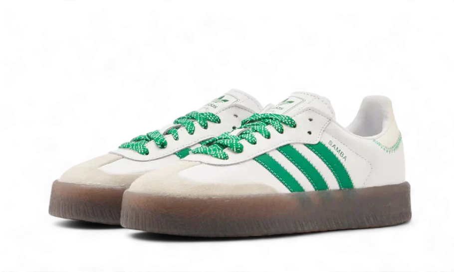 Adidas Sambae Cloud White Green