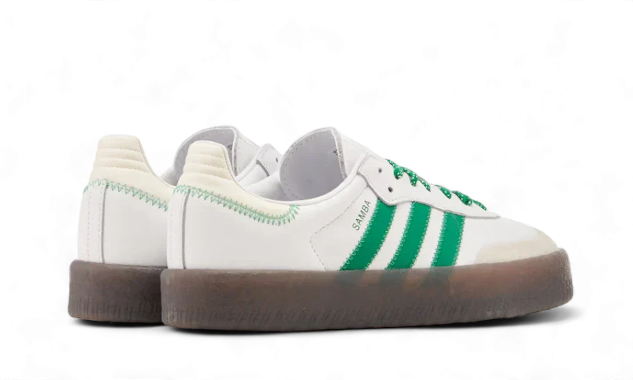 Adidas Sambae Cloud White Green