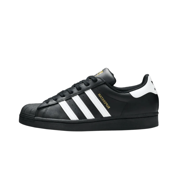 Adidas Superstar Core Black Cloud White Gold