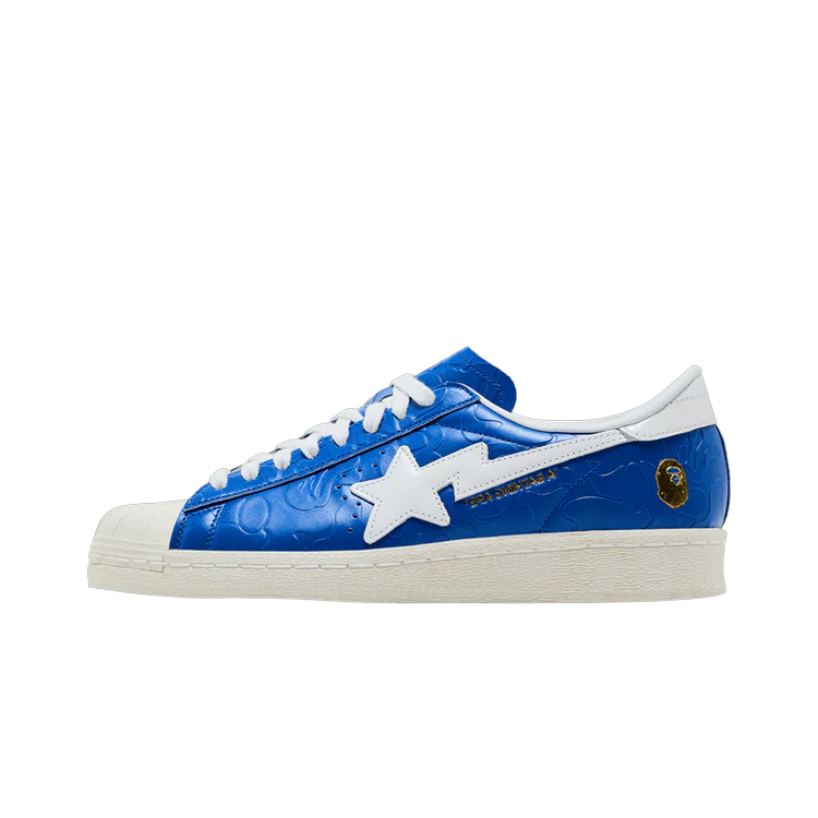 Adidas Superstar Vintage Bape Blue White