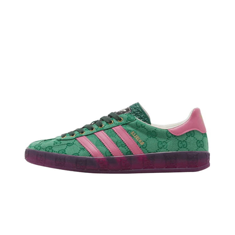 Adidas x Gucci Gazelle Green GG Monogram