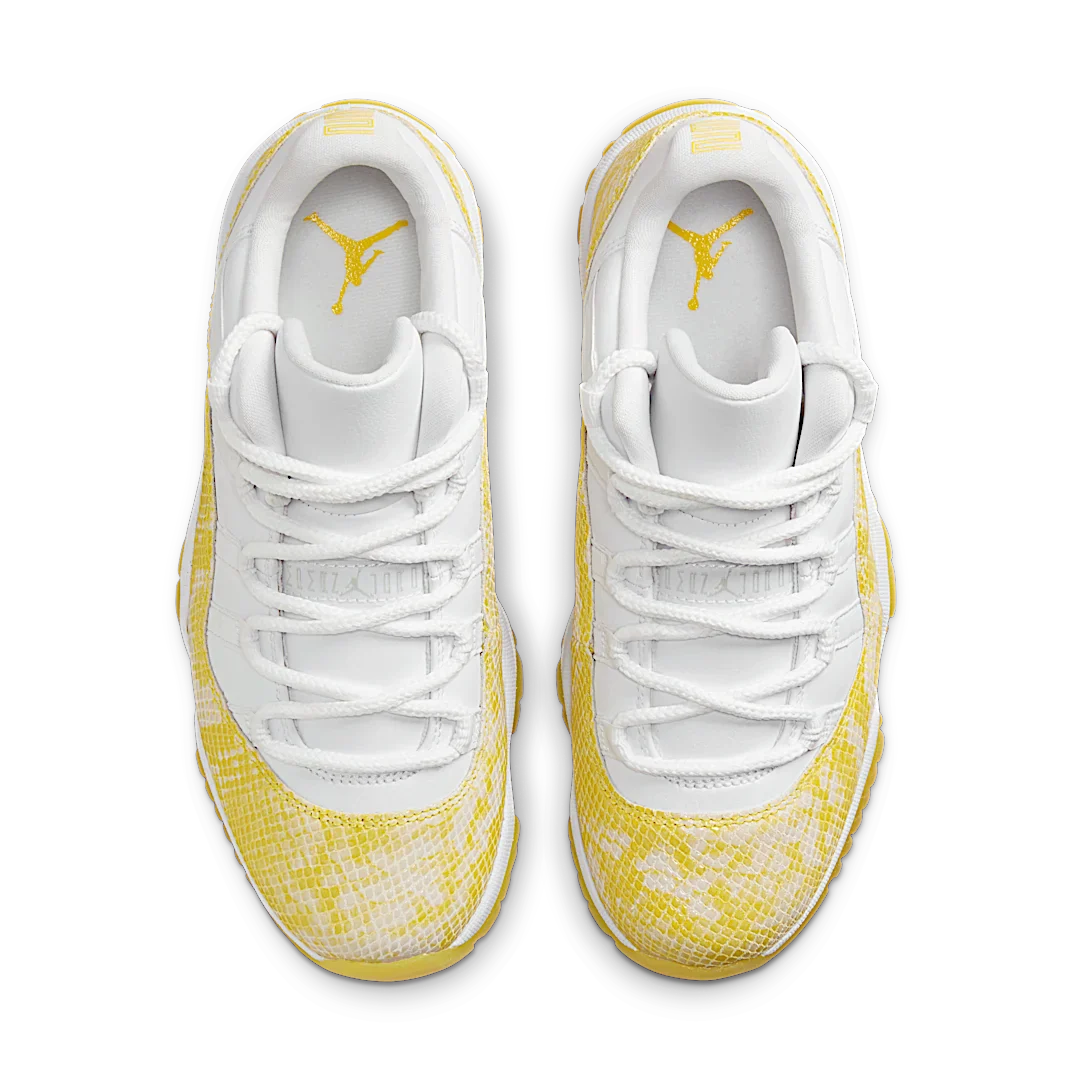 Air Jordan 11 Retro Low Yellow Snakeskin