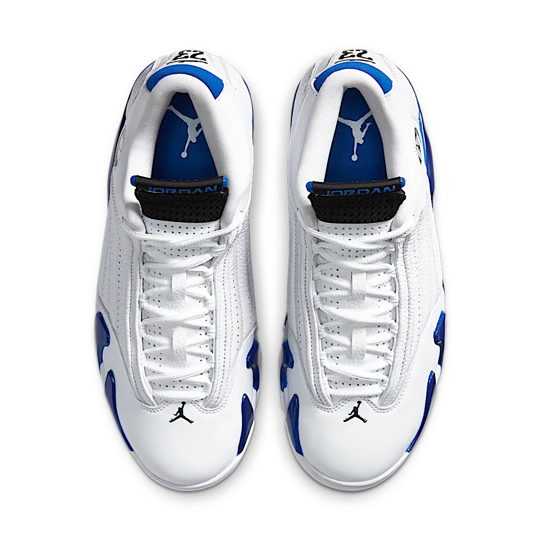 Air Jordan 14 Retro White Hyper Royal