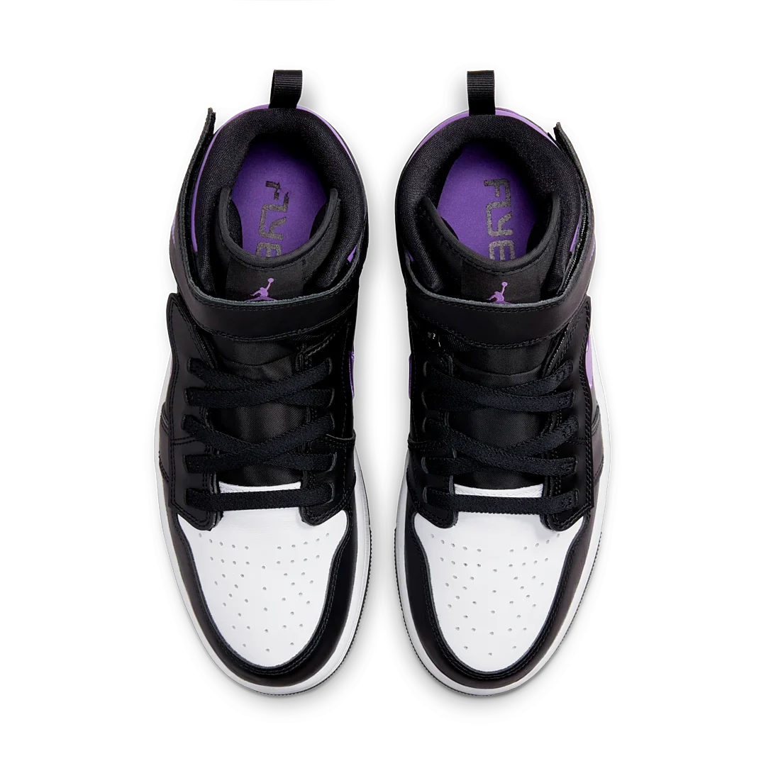 Air Jordan 1 High FlyEase Black Bright Violet