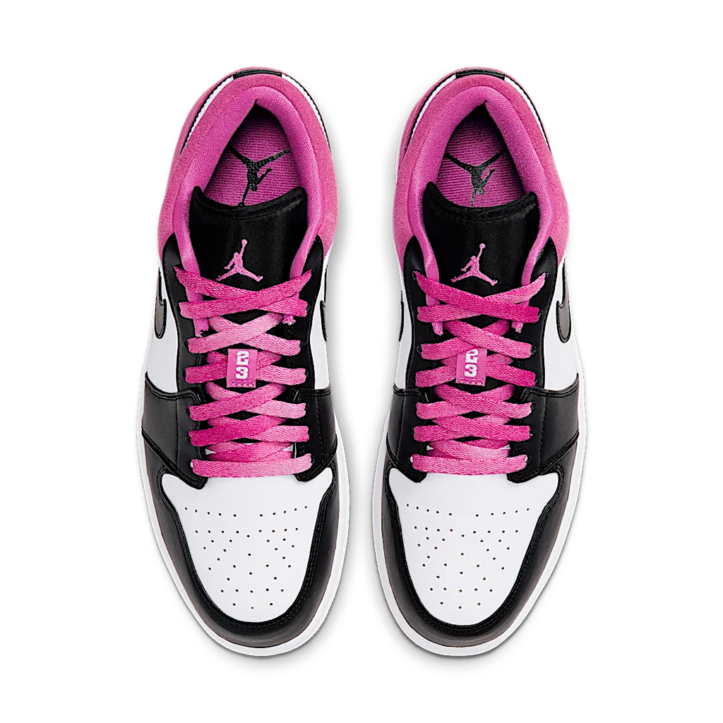 Air Jordan 1 Low Black Active Fuchsia