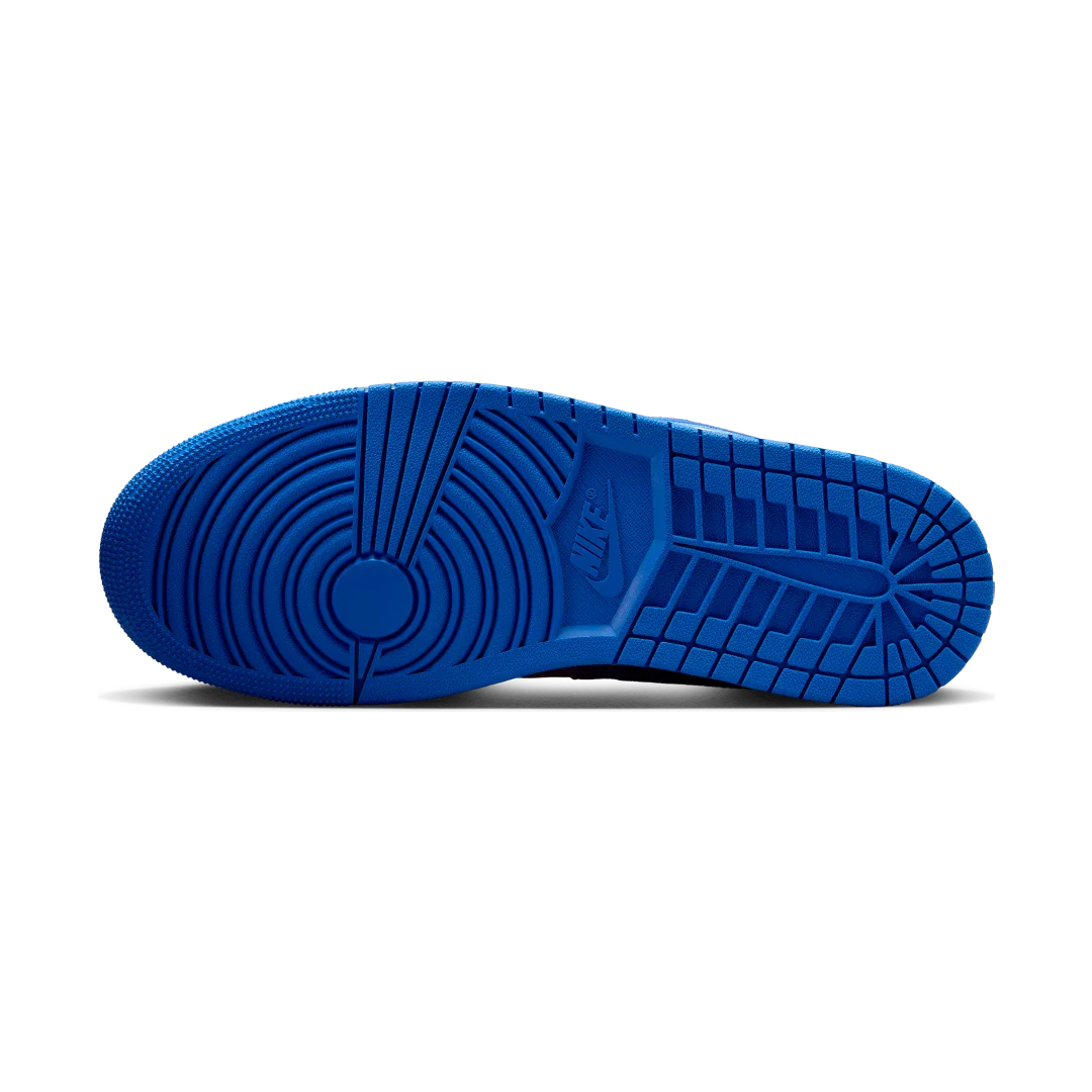 Air Jordan 1 Low Black Game Royal Metallic Platinum