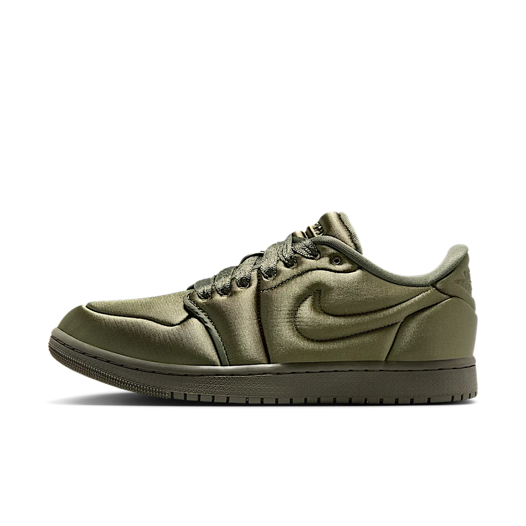 Air Jordan 1 Low Method of Make Satin Medium Olive