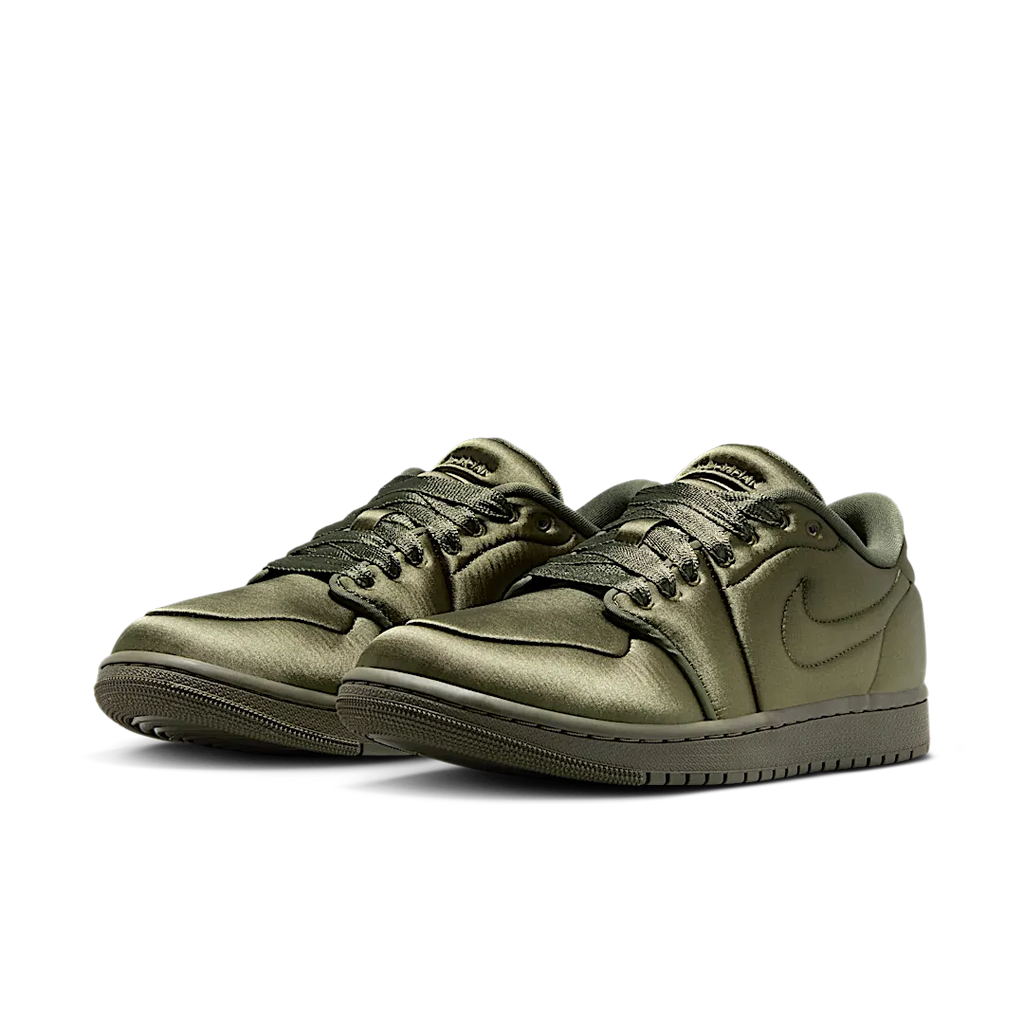 Air Jordan 1 Low Method of Make Satin Medium Olive