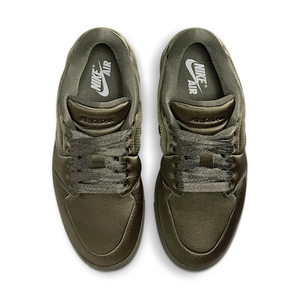 Air Jordan 1 Low Method of Make Satin Medium Olive