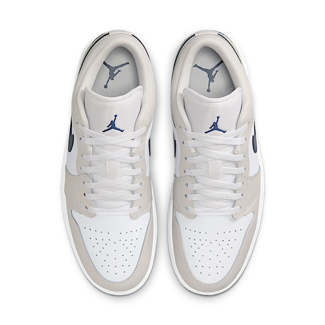 Air Jordan 1 Low Midnight Navy Neutral Grey