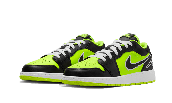 Air Jordan 1 Low SE Black Cat Volt