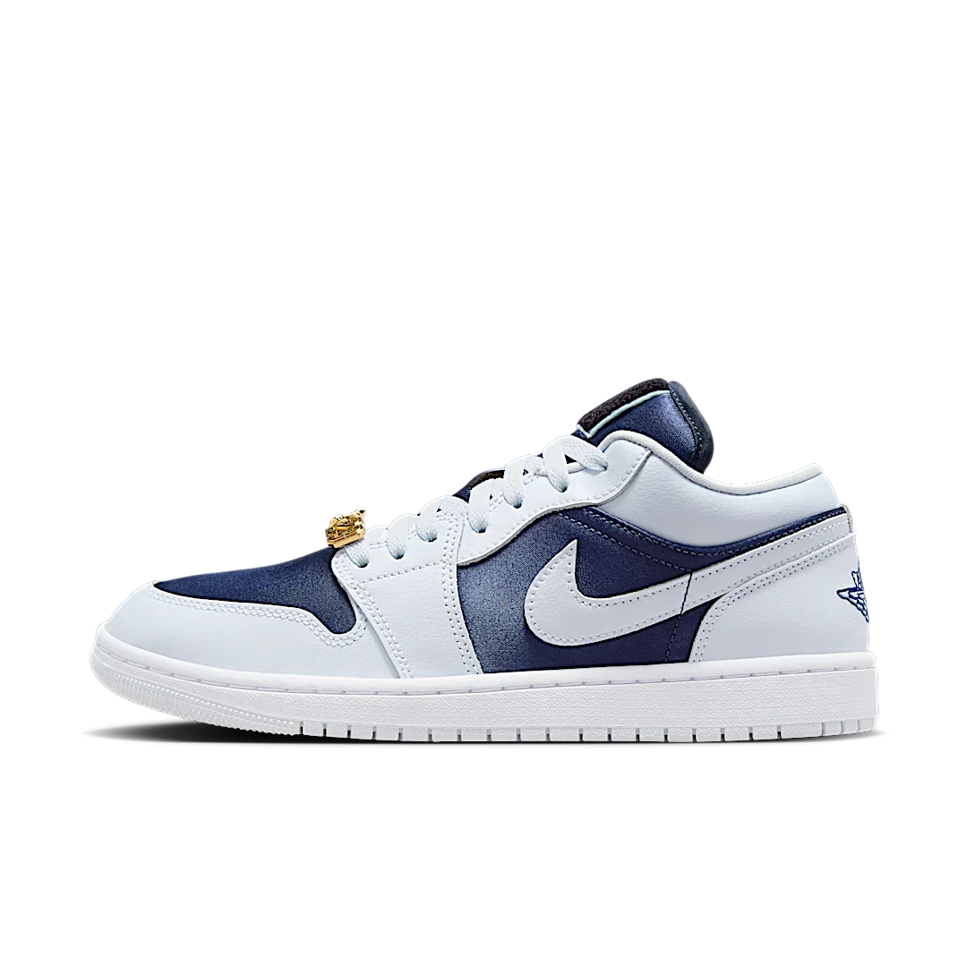 Air Jordan 1 Low SE Football Grey White Gym Red Midnight Navy