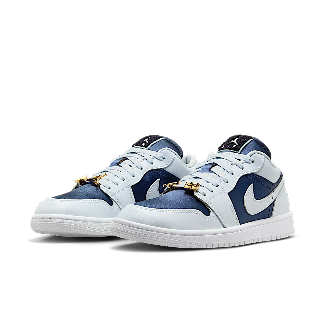 Air Jordan 1 Low SE Football Grey White Gym Red Midnight Navy