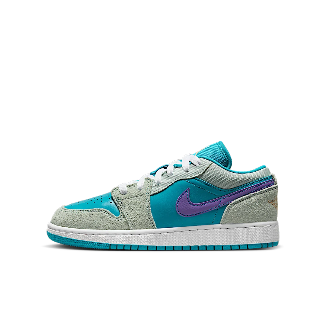 Air Jordan 1 Low SE Pistachio Frost Aquatone Psychic Purple Celestial Gold