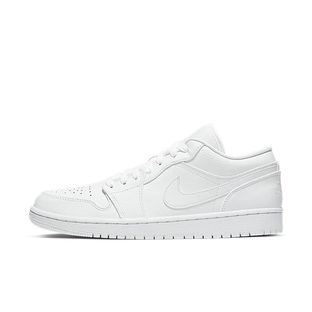 Air Jordan 1 Low Triple White Fog Grey