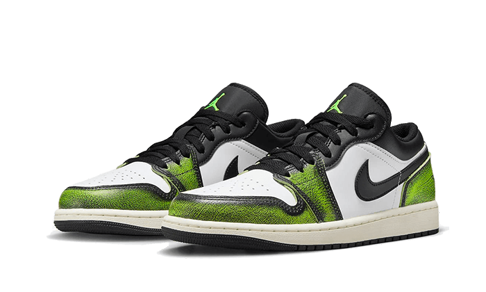 Air Jordan 1 Low Wear Away Electric Green