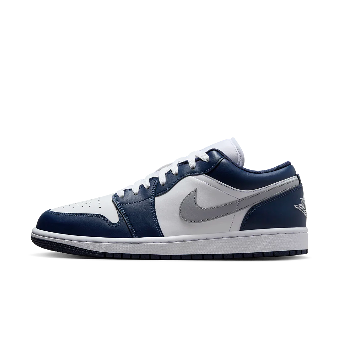 Air Jordan 1 Low Wolf Grey Midnight Navy