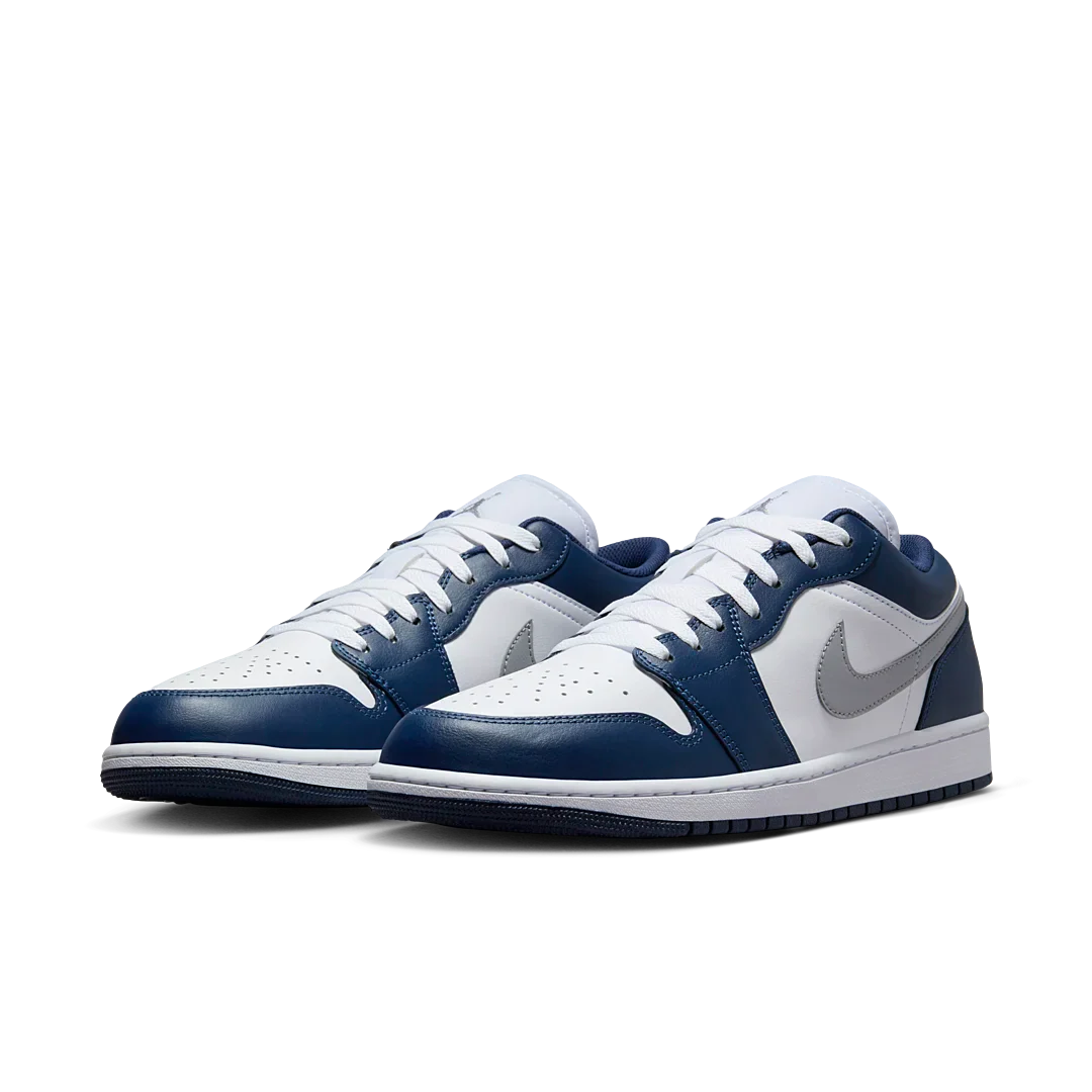 Air Jordan 1 Low Wolf Grey Midnight Navy
